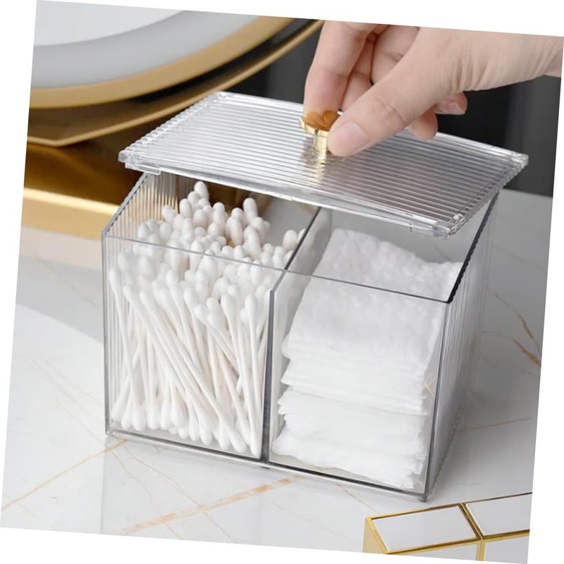 Gatuida Multi Grid Cosmetic Storage Box Makeup Organizer for Cotton