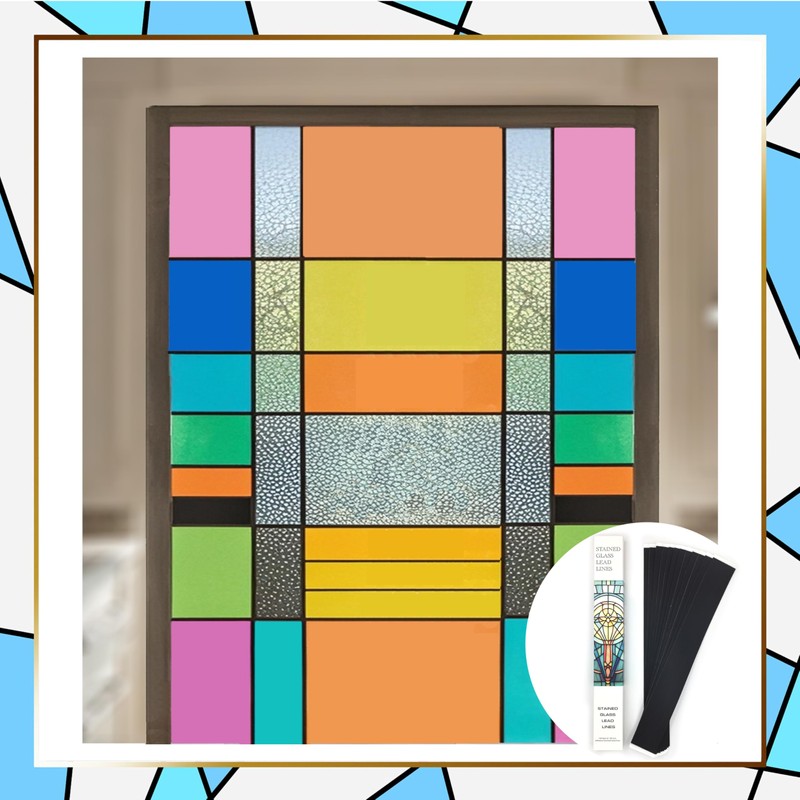 Stained Glass Lead Lines, 12" x 1/8", 288 Total Linear