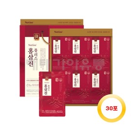 뉴틴 홍삼진 플러스 70ml 1박스 (30포) Newtin Red Ginseng Jin Plus 70ml 1 Box (30 Pouches)