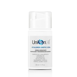 HYALURON BIOTIC-CERA Crema Hidratante Facial Protección y Regeneración de la Función Barrera de la Piel Relleno de Arrugas, 50 ml