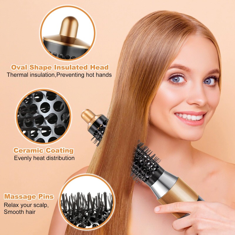 Chuancheng 20mm Small Round Volume Brush Attachment for Dyson Airwrap