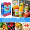 4 PCS Reusable Ice Packs for Cooler & Lunch Box