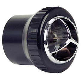 Round Indash Vent/Louver for 2-1/2" Duct Hose #32-9X