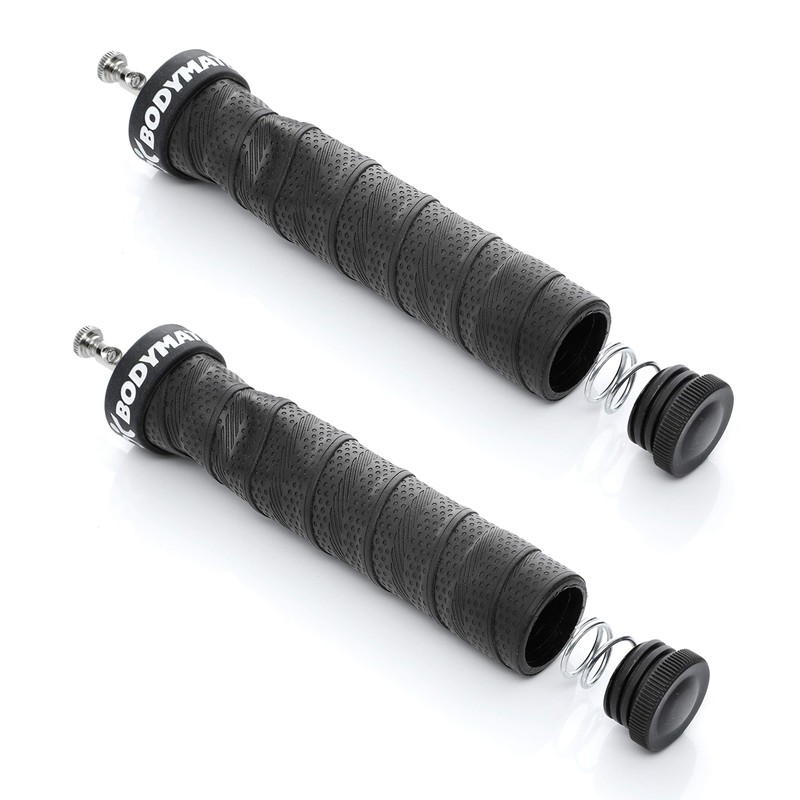 BODYMATE Universal Skipping Rope with Non-Slip Handles Including Two Adjustable