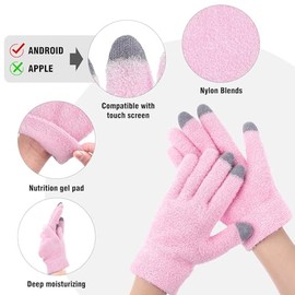 Guantes Hidratantes Para Manos Secas Con Reparación Nocturna, Guantes Hidratantes De Gel De Silicona Para Spa, Guantes Reutilizables Para El Cuidado D