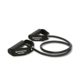Myprotein Resistance Band with Handles — Extra Heavy Tension, Black — Ultimate Strength Resistance Tubes for Power Training & Muscle Building — Exercise Bands with Handles for Advanced Workouts