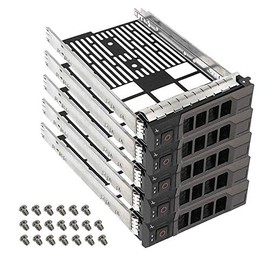 YEECHUN 3.5" SAS SATA Hard Drive Tray Caddy Replacement for Dell PowerEdge T330 T430 T630 R230 R330 R430 R530 R630 R730 R730XD R930 MD1400 MD3400 Series (5 Pack)