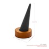 Oirlv Wooden Ring Display Stand Ring Organiser Stand Ring Storage