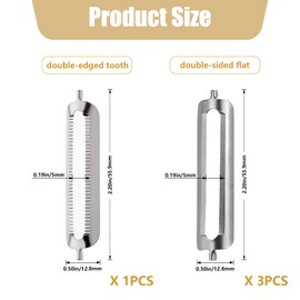 Pack of 4 Peeler Replacement Blade, Replacement Blades for Tupper Peeler, Turbo Peeler, Suitable for Most Peeling Machines on the Market