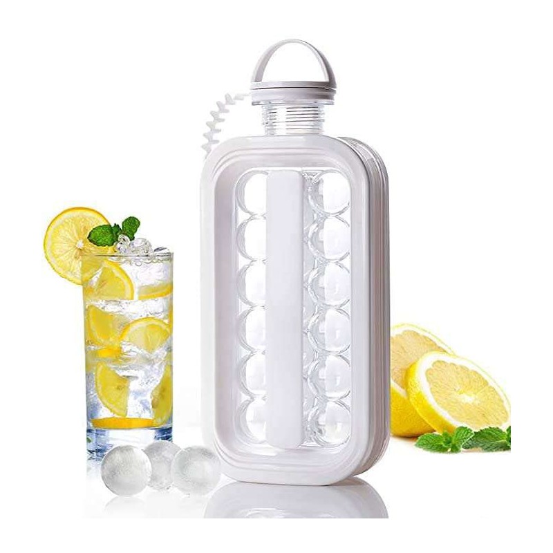 Uncork & Uncap 2-in-1 Ball Maker Ice Cube Tray &