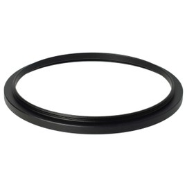 vhbw 72mm to 77mm Step Up Ring Adapter for Camera Lens Filter Adapter Metal Black