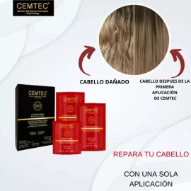 Nutrapel Kit Viaje Cemtec Sistema Multifuncional Reparación Capilar
