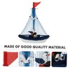 Operitacx Sailing Ship Model Decorative Sailboat Craft for Home Fish
