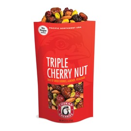Triple Cherry Nut – Healthy Dried Cherry Trail Mix from the Pacific Northwest | No Added Sugar, Sulfites or Preservatives, Non-GMO, No Artificial Ingredients (1 Bag)
