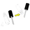 Micro Trader 5 X 1.2ml Black Cap Empty Lip Gloss