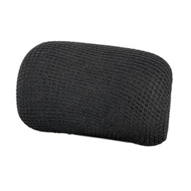 Anevous Pack of 2 Office Chair Cover, Headrest Cover for Gaming Chair, Waterproof Stretch Chair Headrest Cover, Elastic Headrest Cover, Replacement Cover for Computer Chair, Car Chair, Black