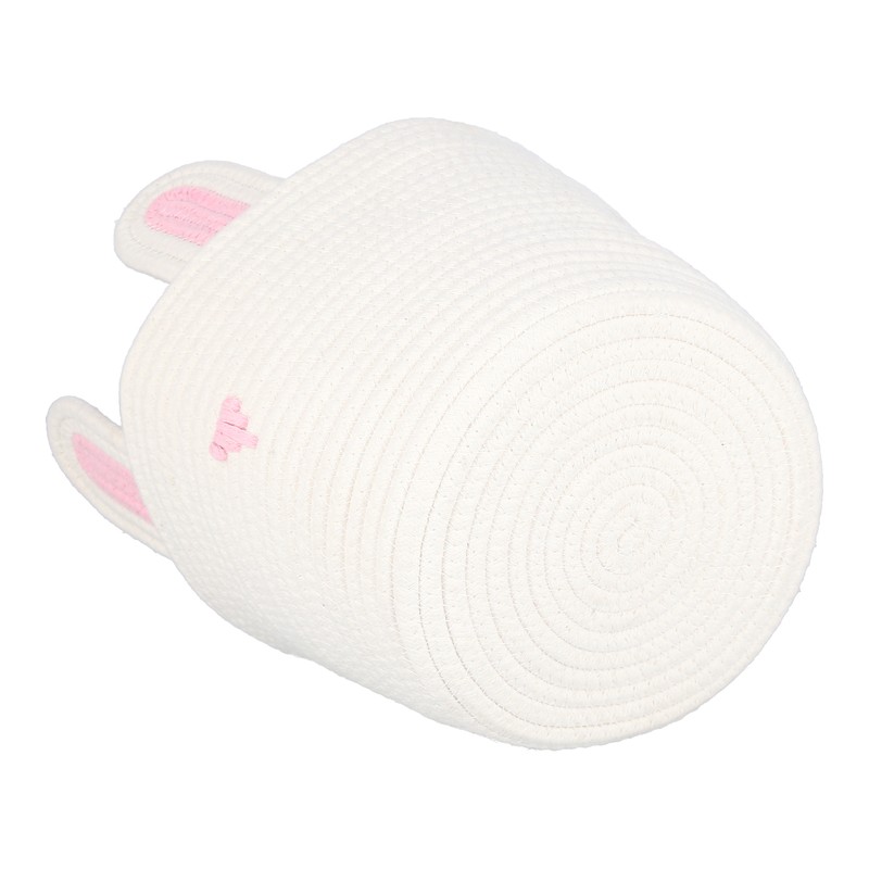Storage Basket Rugged Lovely Small Bunny Attractive Decorative Home Furnishing