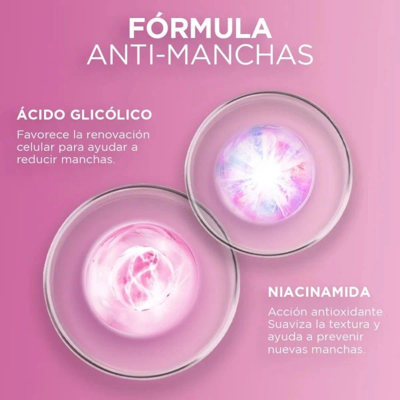 Oréal Paris Glycolic Bright Crema Hidratante Día Anti Manchas Protección