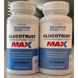 Glucotrust 2 - Glucotrust Max Glucose Management Gluco Trust Supplement 120 Capsules Total