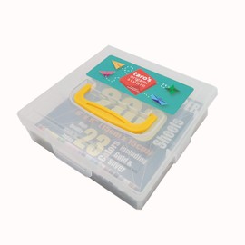 [Taro's Origami Studio] Standard 6 inch (15 cm) Origami Paper Storage Container with Standard Kami Origami Paper 200 Sheets (Made in Japan)