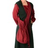 HEMAD Bag - Medieval-Larp Cotton Drawstring Bag - darkred -Large