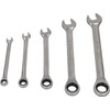 BRILLIANT TOOLS BT013005 Ratchet Ring Spanner Set, 5 Pieces [Powered