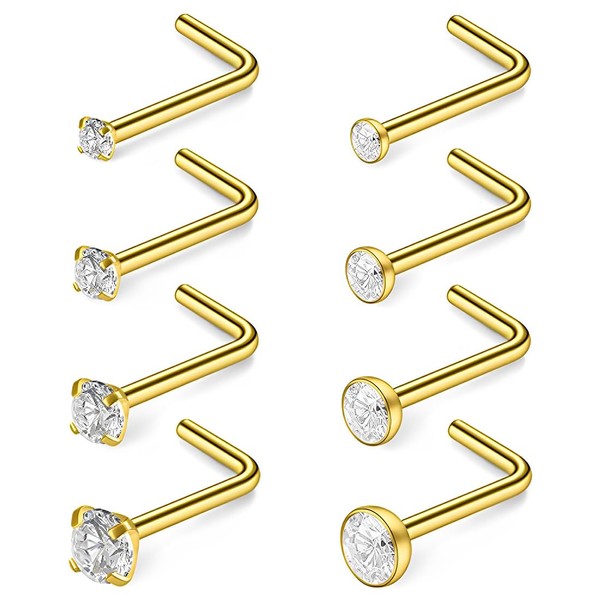NJCXOLA 16G/18G G23 Titanium Lip Piercing Internal Thread Lip Piercing