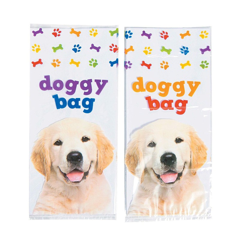 Fun Express Doggy Bag Cellophane Bags - Gift Wrap Cellophane