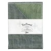 Nawrap Binchotan Tea Towel, Moss Green X Gray