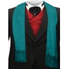 CJ Apparel Teal Green Men's Nepalese Solid Colour Fashion Scarf