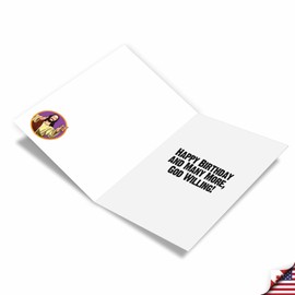 NobleWorks Hilarious 55th Milestone Birthday Greeting Card with 5 x 7 Inch Envelope (1 Card) See You Soon - 55 C10009MBG