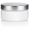 2 oz White Low Profile PET Plastic Jar (BPA Free)