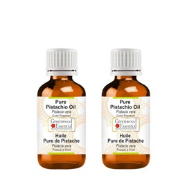 Greenwood Essential Pure Pistachio Oil (Pistacia Vera) Cold Pressed (Pack of Two) 30ml X 2 (2 oz)