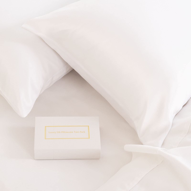 Royal Comfort Pillowcase Set Mulberry Silk Breathable Ultra Soft for