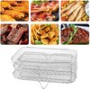 3PCS Fryer Rack Set 304 Stainless Steel Stackable Multi Layer