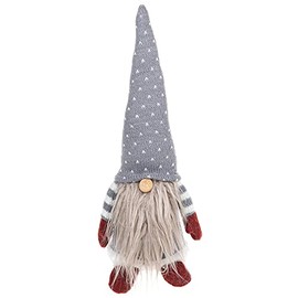 Shudehill Giftware Large and Tall Christmas Nordic Gonks to choose from! (Grey)