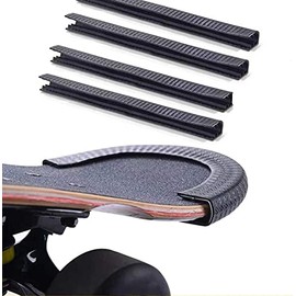 Namvo 2 Pair Skateboard Deck Nose Guards and Tail Guards, Longboard Edge Protector Durable Shock Absorbing Rubber Cover