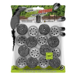 Slipstick GorillaOutdoor Berber Furniture Feet Pads with Clear Sleeve Sock (8 Pack) Outdoor Furniture Sliders for Round & Square Legs, Medium