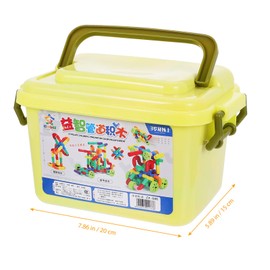 TOYANDONA 1 Set/ 88pcs Pipe Tube Toy Plastic Water Pipe Building Blocks STEM Construction Kit Kids Sensory Toys Educational Toy