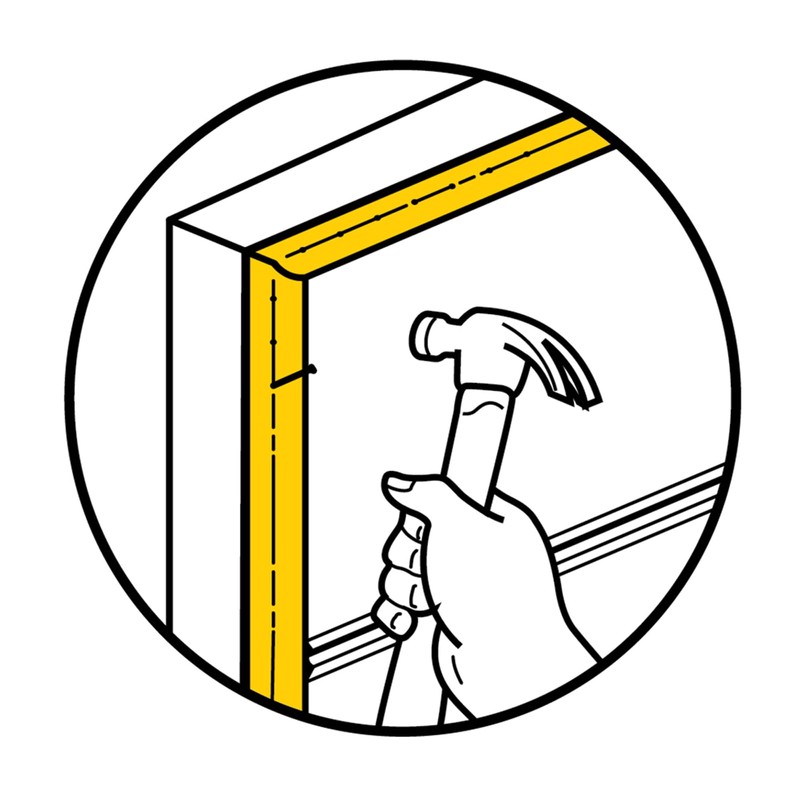 M-D Building Products 03822 30ft. (White) Durable Garage Door Seal