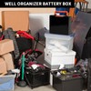 FULLCASE Battery Storage Organizer Holder Holds 72 AA AAA Batteries,