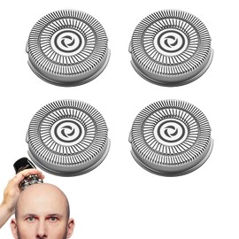Shaver Replacement Blades compatible Skull Shaver for Pitbull Gold PRO/Pitbull Platinum Pro Shaver Heads (4 pcs)