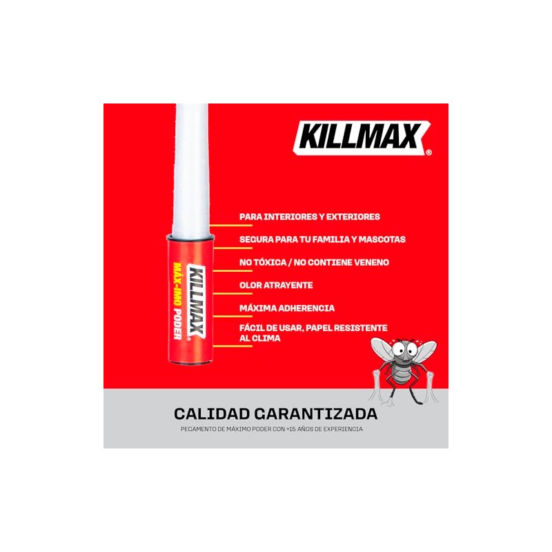 KILLMAX Trampas de pegamento para Moscas e Insectos Voladores, Olor