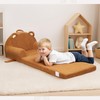 MONKISS Toddler Chairs Comfy, 2-in-1 Fold Out Kids Sofa Bed,