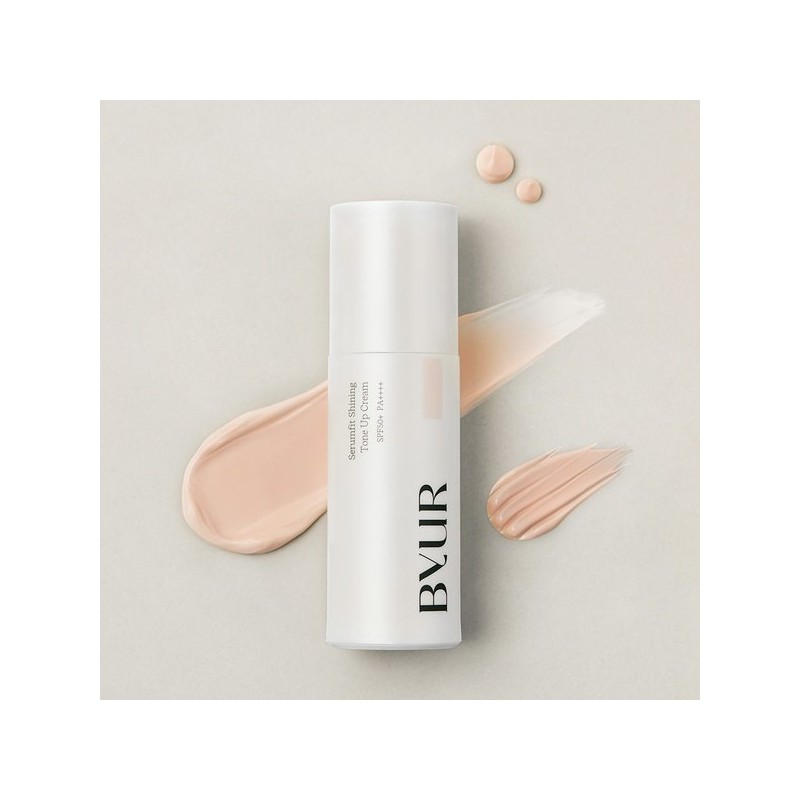 Byuor 세럼핏 샤이닝 톤업크림 V1(핑크베이지/라벤더) Serum Fit Shining Tone-Up Cream