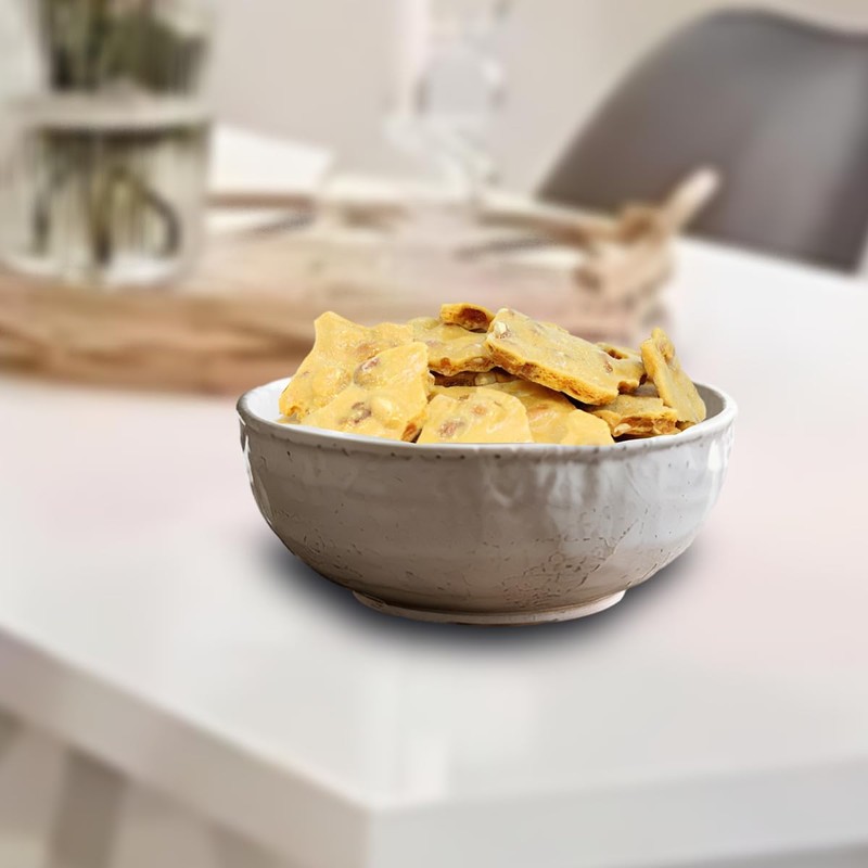 1 Pound Peanut Brittle Candy by Obelys - Old-Fashioned Brittle