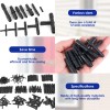 128 Pcs Vacuum Connector Assortment – Plastic Hose Joiner Tee