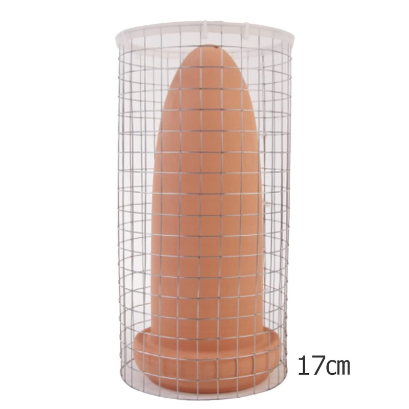 Startside Tropical Fish with Protective Net Cover for Frying/Spawning/Breeding/Discus/Aquarium/Bleeding/Egg-Prevention/Earthenware (Brown