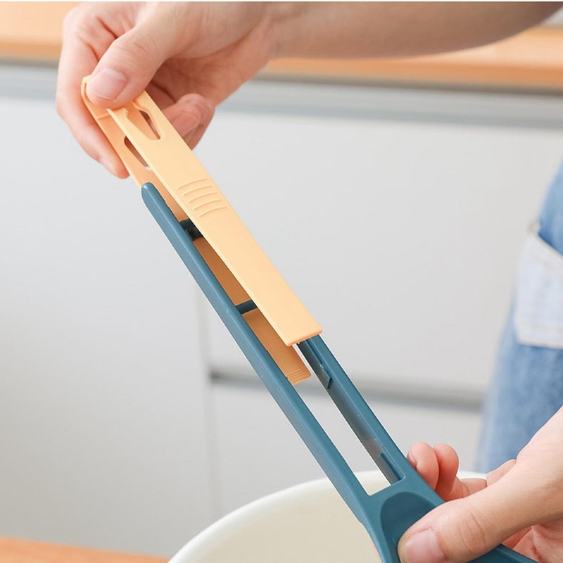 Qcwwy Plastic Skimmer Spoon, Large Capacity Heat Resistant Fine Slotted