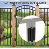 UCDOET Upgraded 5.75" Aluminum Self Closing Gate Hinges, Fence Gate